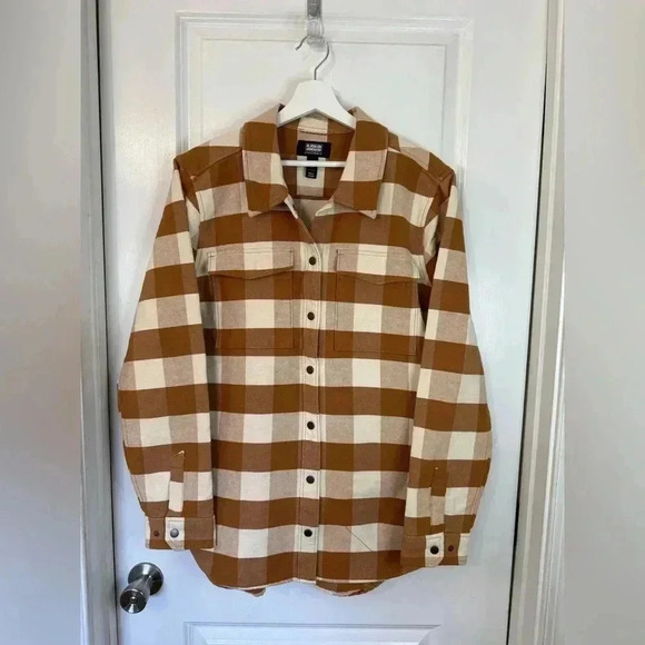Duluth Trading Co Other - NWOT Duluth Trading Company Women’s ALHG Plaid Cross Haul Over-Shirt Jacket